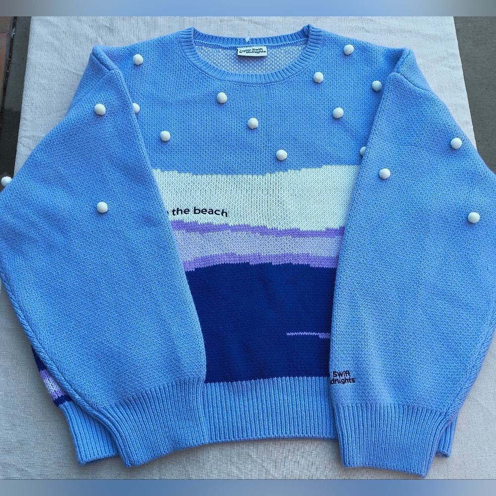 Taylor Swift Midnights " Like snow on the beach" Sweatshirt